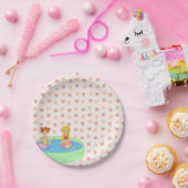 Assiettes En Carton Plaques de papier de la patte (Fête)