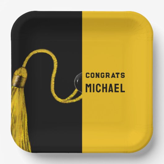 Assiettes En Carton Plaques de papier de la plaque de fin d'études (Recto)