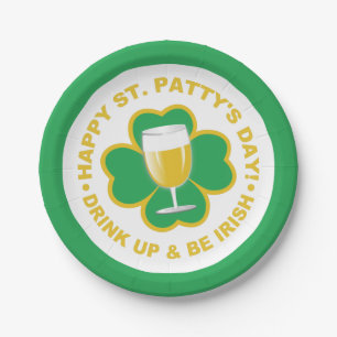 Assiettes En Carton Plaques de papier de la Saint Patrick's Day