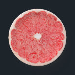 Assiettes En Carton Plaques de papier de la tranche de pamplemousse d'<br><div class="desc">Ajoutez un peu de luminosité à votre événement avec ces assiettes en papier festif avec une tranche de pamplemousse. Parfait pour les événements d'été.</div>