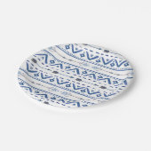 Assiettes En Carton Plaques de papier de la tribu Boho (Angle)