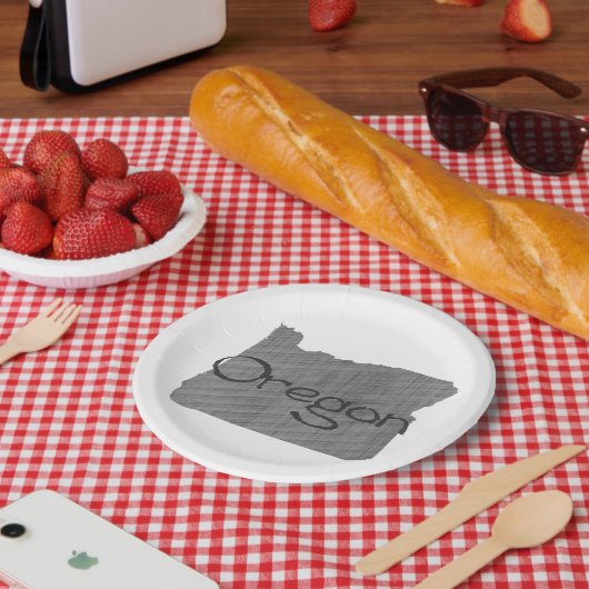 Assiettes En Carton Plaques de papier de l'Oregon (Pique-nique)