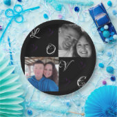 Assiettes En Carton Plaques de papier de mariage personnalisées (Fête)