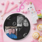 Assiettes En Carton Plaques de papier de mariage personnalisées (Fête)