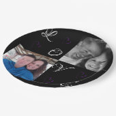 Assiettes En Carton Plaques de papier de mariage personnalisées (Angle)