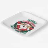 Assiettes En Carton Plaques de papier de Noël (Angulaire)