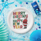 Assiettes En Carton Plaques de papier de Noël (Fête)