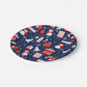 Assiettes En Carton Plaques de papier de Noël (Angle)