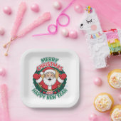 Assiettes En Carton Plaques de papier de Noël (Fête)