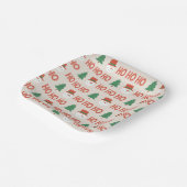 Assiettes En Carton Plaques de papier de Noël (Angulaire)