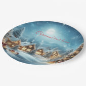 Assiettes En Carton Plaques de papier de Noël (Angle)