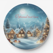 Assiettes En Carton Plaques de papier de Noël (Devant)