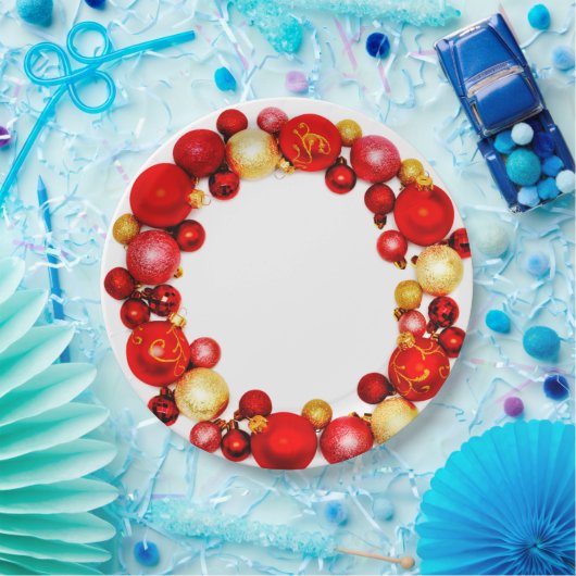 Assiettes En Carton Plaques de papier de Noël (Fête)