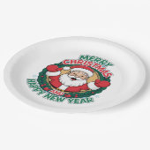 Assiettes En Carton Plaques de papier de Noël (Angle)