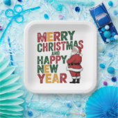 Assiettes En Carton Plaques de papier de Noël (Fête)