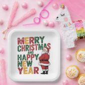 Assiettes En Carton Plaques de papier de Noël (Fête)