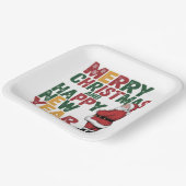 Assiettes En Carton Plaques de papier de Noël (Angulaire)