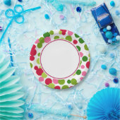 Assiettes En Carton Plaques de papier de Noël brillantes (Fête)