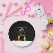 Assiettes En Carton Plaques de papier de Noël - Elf (Fête)