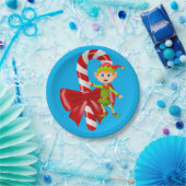 Assiettes En Carton Plaques de papier de Noël, Elfe (Fête)