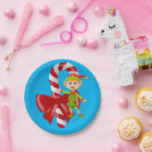 Assiettes En Carton Plaques de papier de Noël, Elfe (Fête)