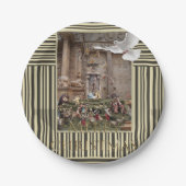 Assiettes En Carton Plaques de papier de Noël, Joyeux Noël Jésus (Devant)