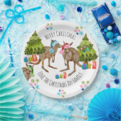 Assiettes En Carton Plaques de papier de Noël Kangaroo personnalisées (Fête)
