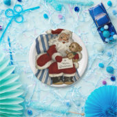 Assiettes En Carton Plaques de papier de Noël, Père Noël (Fête)