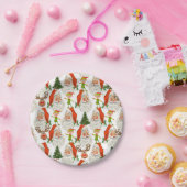 Assiettes En Carton Plaques de papier de Noël, Père Noël (Fête)