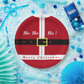 Assiettes En Carton Plaques de papier de Noël père Noël (Fête)