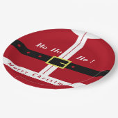 Assiettes En Carton Plaques de papier de Noël père Noël (Angle)