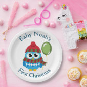 Assiettes En Carton Plaques de papier de Noël personnalisables pour bé (Fête)