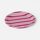 Assiettes En Carton Plaques de papier de Noël rouge Berry (Angle)