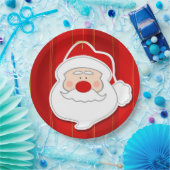 Assiettes En Carton Plaques de papier de Noël/Santa Claus (Fête)