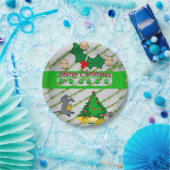 Assiettes En Carton Plaques de papier de Noël, souris (Fête)