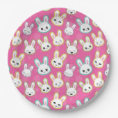 Assiettes En Carton Plaques de papier de Pâques 9" (Devant)