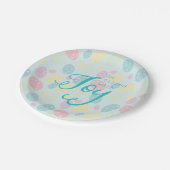 Assiettes En Carton Plaques de papier de Pâques Joy (Angle)