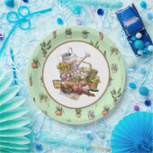 Assiettes En Carton Plaques de papier de partie de jardin (Fête)