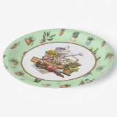 Assiettes En Carton Plaques de papier de partie de jardin (Angle)