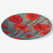 Assiettes En Carton Plaques de papier de pavot (Angle)