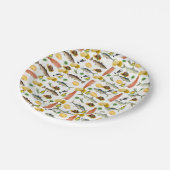Assiettes En Carton Plaques de papier de poisson (Angle)