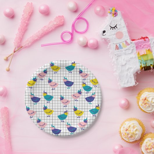 Assiettes En Carton Plaques de papier de poulet mûres (Fête)