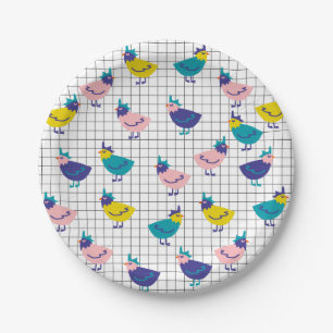 Assiettes En Carton Plaques de papier de poulet mûres