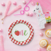 Assiettes En Carton Plaques de papier de première année de fraise - UN (Fête)