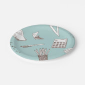 Assiettes En Carton Plaques de papier d'éducation mathématique scolair (Angle)