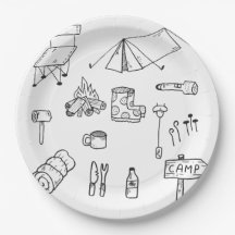 Plaques de papier d'essai de camping brillant