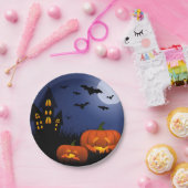 Assiettes En Carton Plaques de papier d'Halloween (Fête)