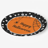Assiettes En Carton Plaques de papier d'Halloween (Angle)