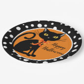 Assiettes En Carton Plaques de papier d'Halloween (Angle)