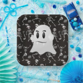 Assiettes En Carton Plaques de papier d'Halloween (Fête)